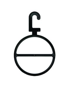 Plastic Accessory Hangers - 4 1/8" Diameter Black