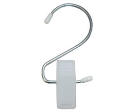 Hang Alls - Jaws Plastic Clip - 4 1/2" White