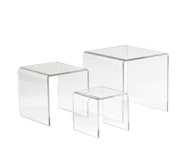 Jewelry Risers - Small - Clear