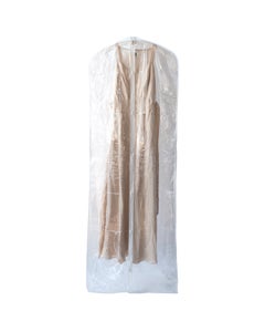 Bridal Gown Garment Bag – Clear, 24" x 72"