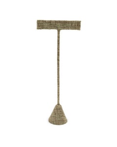 Tall T-Stand Necklace Display, Burlap