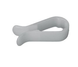 Plastic Pant Clips - White - 500 Count