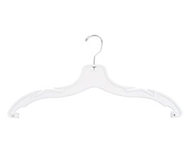 Plastic Top Hanger - 17" White