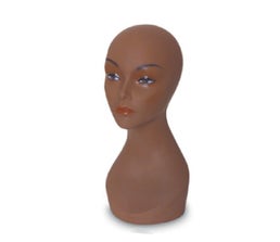 Mannequin Display Head - Woman's - 16" Tall African American